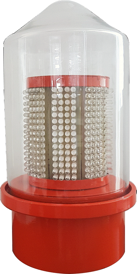 Medium Intensity Type B Aviation Obstruction Light with Fault Monitoring by Spaceage Security Systems Ltd.